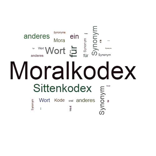 Ein anderes Wort für Moralkodex - Synonym Moralkodex