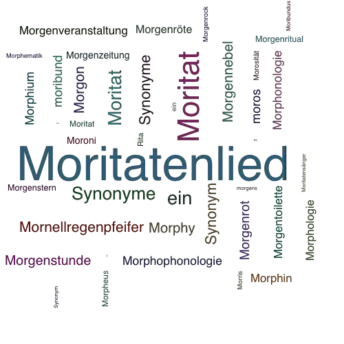 Ein anderes Wort für Moritatenlied - Synonym Moritatenlied
