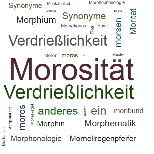 Ein anderes Wort für Morosität - Synonym Morosität