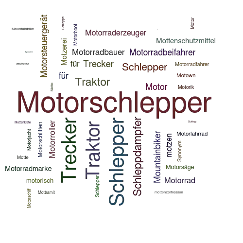 Ein anderes Wort für Motorschlepper - Synonym Motorschlepper