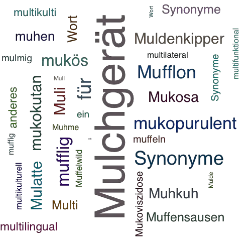 Ein anderes Wort für Mulcher - Synonym Mulcher