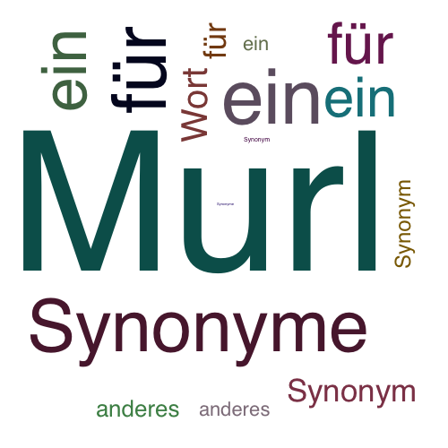 Ein anderes Wort für Murl - Synonym Murl