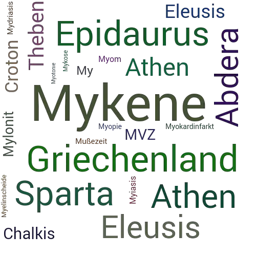 Ein anderes Wort für Mykene - Synonym Mykene