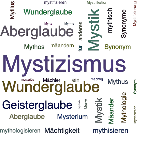 Ein anderes Wort für Mystizismus - Synonym Mystizismus
