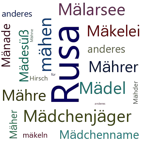 Ein anderes Wort für Mähnenhirsch - Synonym Mähnenhirsch