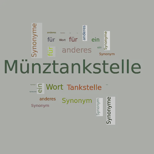 Ein anderes Wort für Münztankstelle - Synonym Münztankstelle