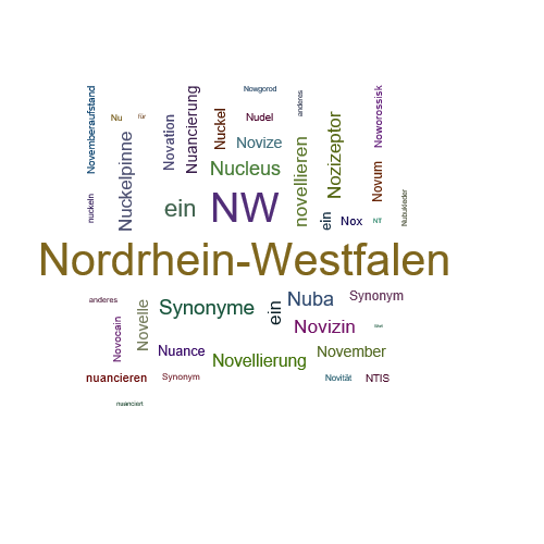 Ein anderes Wort für NRW - Synonym NRW