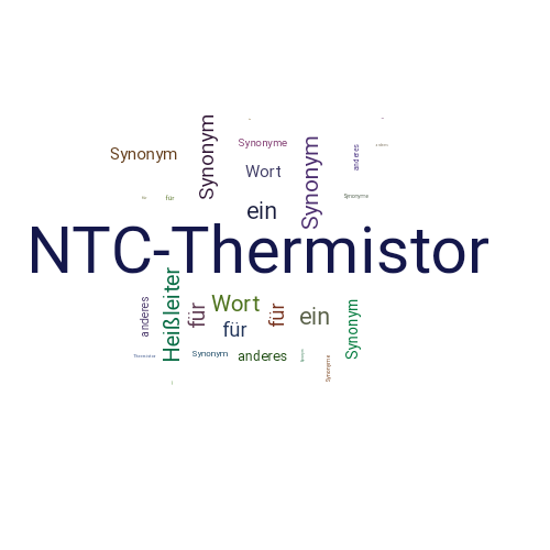 Ein anderes Wort für NTC-Thermistor - Synonym NTC-Thermistor