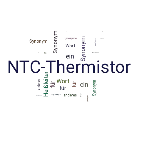 Ein anderes Wort für NTC-Thermistor - Synonym NTC-Thermistor