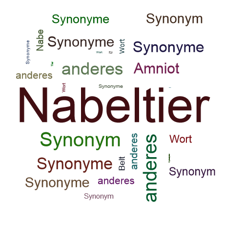 Ein anderes Wort für Nabeltier - Synonym Nabeltier