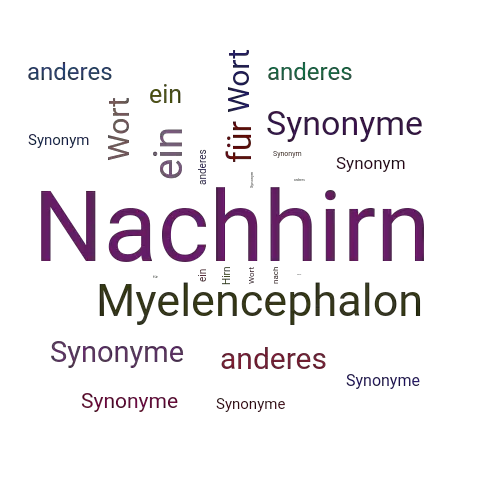 Ein anderes Wort für Nachhirn - Synonym Nachhirn