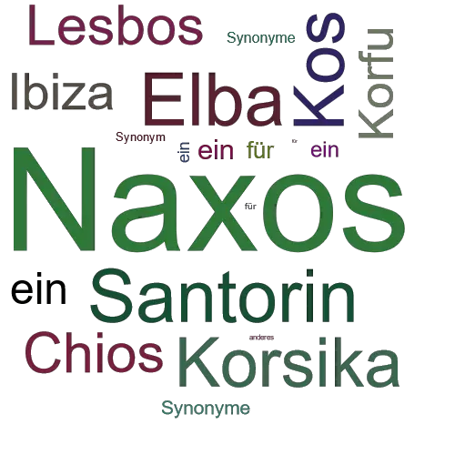 Ein anderes Wort für Naxos - Synonym Naxos