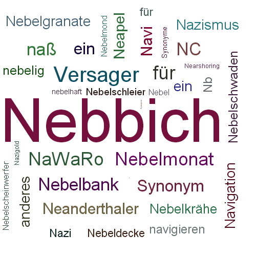 Ein anderes Wort für Nebbich - Synonym Nebbich
