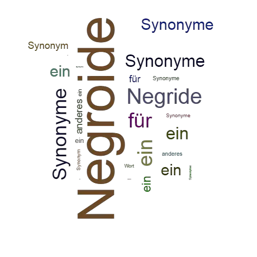 Ein anderes Wort für Negroide - Synonym Negroide