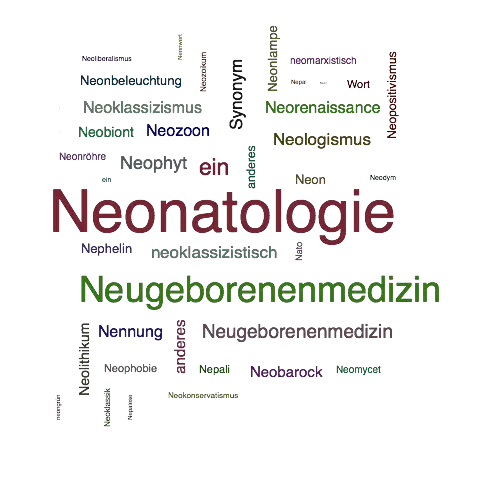 Ein anderes Wort für Neonatologie - Synonym Neonatologie