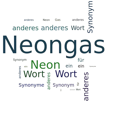 Ein anderes Wort für Neongas - Synonym Neongas