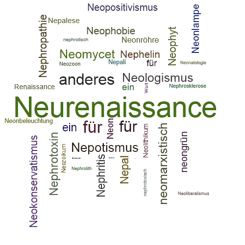 Ein anderes Wort für Neorenaissance - Synonym Neorenaissance