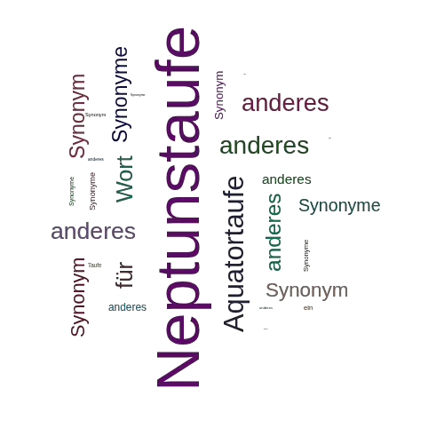 Ein anderes Wort für Neptunstaufe - Synonym Neptunstaufe