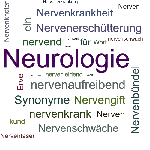 Ein anderes Wort für Nervenheilkunde - Synonym Nervenheilkunde