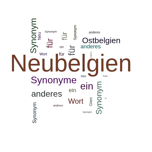 Ein anderes Wort für Neubelgien - Synonym Neubelgien