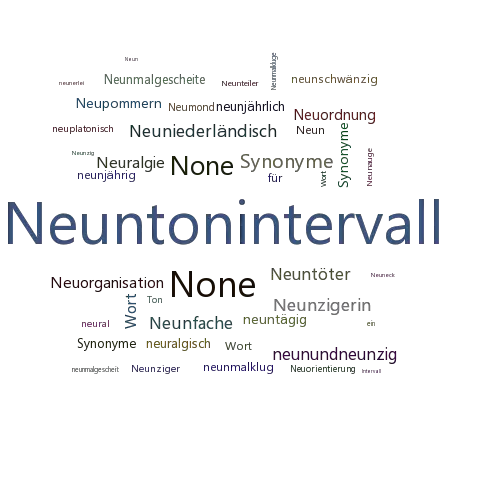 Ein anderes Wort für Neuntonintervall - Synonym Neuntonintervall
