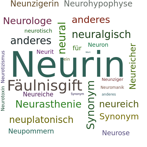 Ein anderes Wort für Neurin - Synonym Neurin