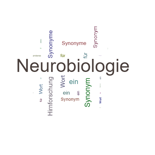 Ein anderes Wort für Neurobiologie - Synonym Neurobiologie