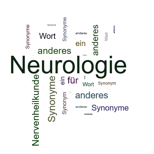 Ein anderes Wort für Neurologie - Synonym Neurologie