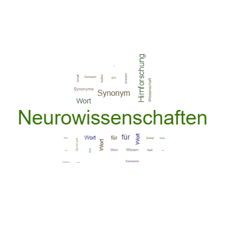 Ein anderes Wort für Neurowissenschaften - Synonym Neurowissenschaften
