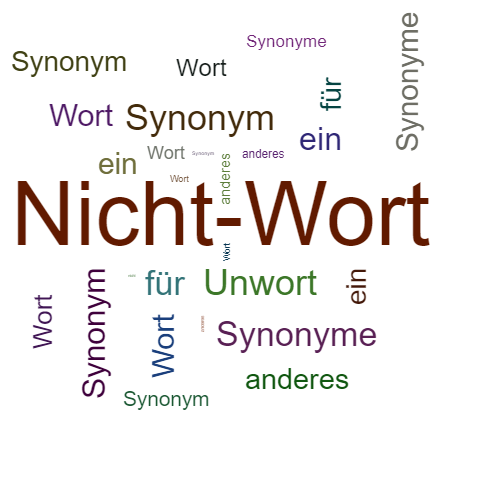 Ein anderes Wort für Nicht-Wort - Synonym Nicht-Wort