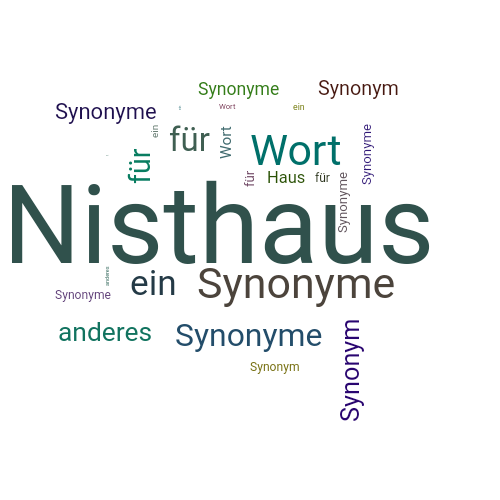 Ein anderes Wort für Nisthaus - Synonym Nisthaus