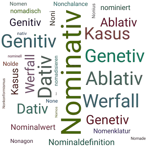 Ein anderes Wort für Nominativ - Synonym Nominativ