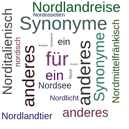 Ein anderes Wort für Nordmongolei - Synonym Nordmongolei