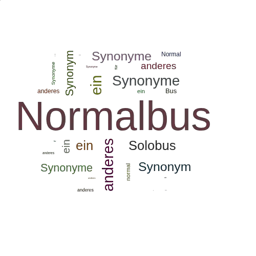 Ein anderes Wort für Normalbus - Synonym Normalbus