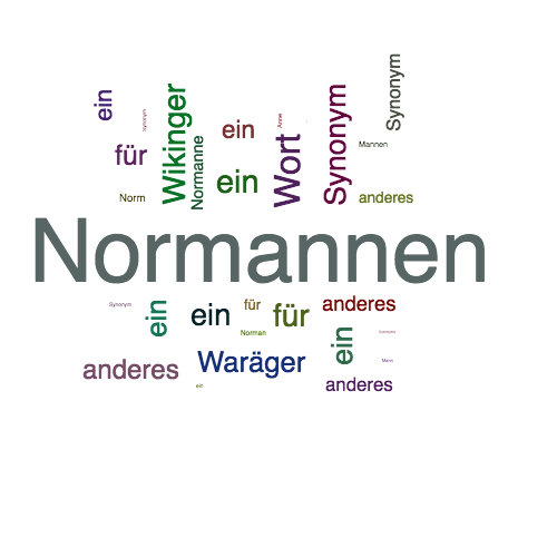 Ein anderes Wort für Normannen - Synonym Normannen