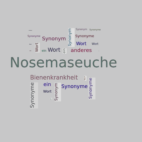 Ein anderes Wort für Nosemaseuche - Synonym Nosemaseuche