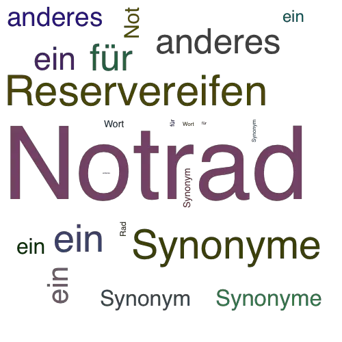 Ein anderes Wort für Notrad - Synonym Notrad