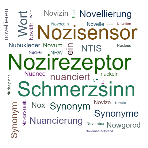 Ein anderes Wort für Nozizeptor - Synonym Nozizeptor