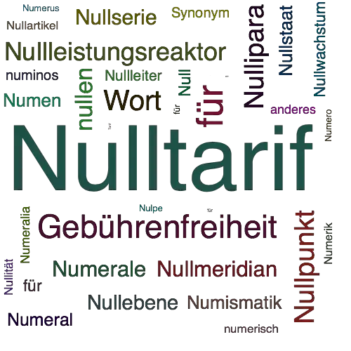 Ein anderes Wort für Nulltarif - Synonym Nulltarif