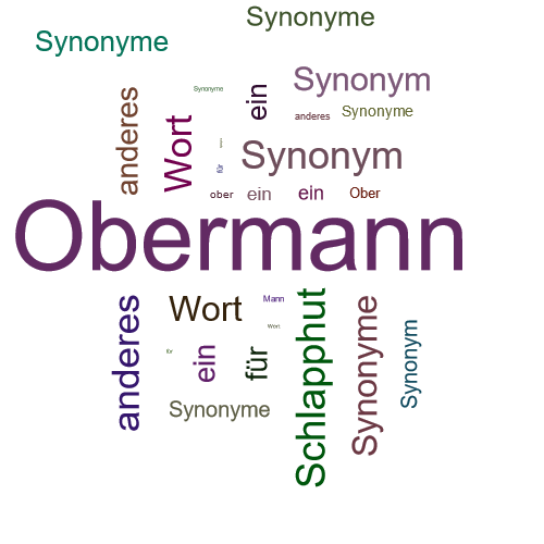 Ein anderes Wort für Obermann - Synonym Obermann