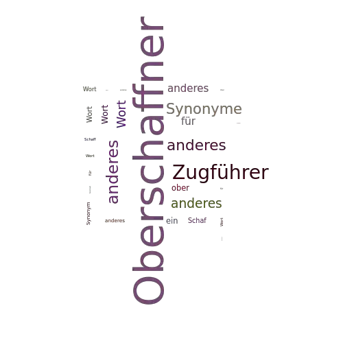 Ein anderes Wort für Oberschaffner - Synonym Oberschaffner