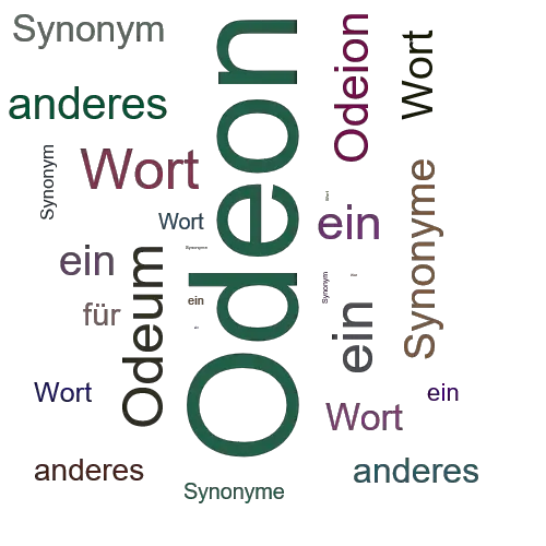 Ein anderes Wort für Odeon - Synonym Odeon