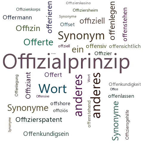 Ein anderes Wort für Offizialmaxime - Synonym Offizialmaxime