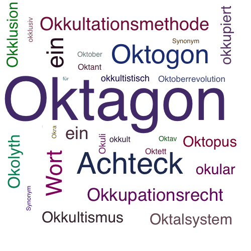 Ein anderes Wort für Oktagon - Synonym Oktagon