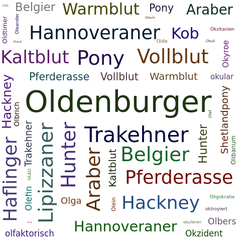 Ein anderes Wort für Oldenburger - Synonym Oldenburger