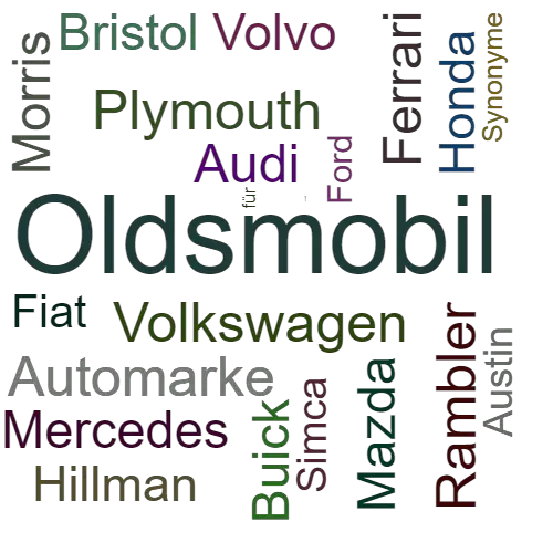 Ein anderes Wort für Oldsmobil - Synonym Oldsmobil