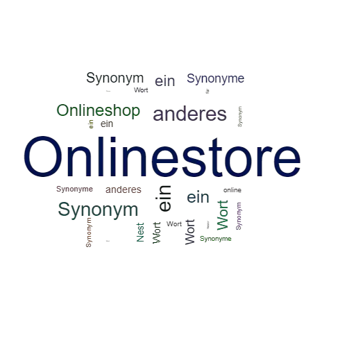 Ein anderes Wort für Onlinestore - Synonym Onlinestore