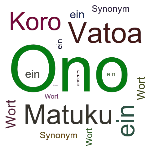 Ein anderes Wort für Ono - Synonym Ono