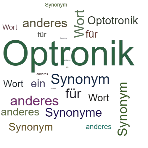 Ein anderes Wort für Optronik - Synonym Optronik