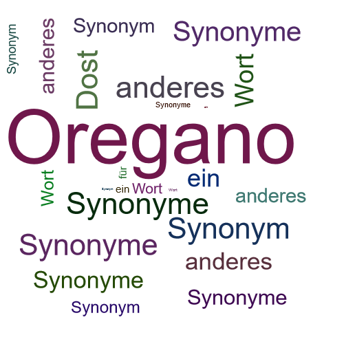 Ein anderes Wort für Oregano - Synonym Oregano